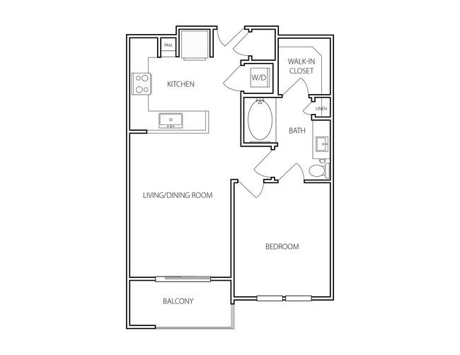 A1 (80 Percent Income Restricted) 1-152 floor plan